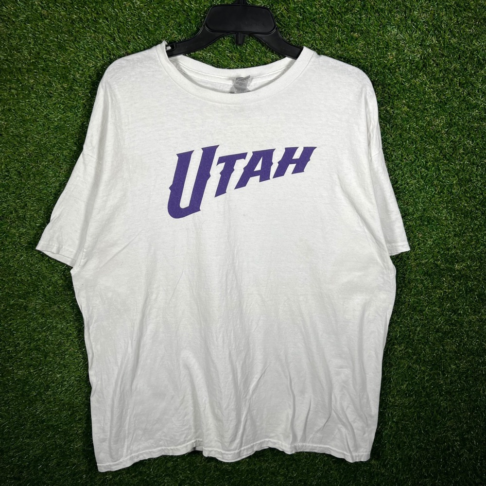 Gildan Utah Jazz NBA‎ In-Season Tournament Games T-Shirt Mens XL White